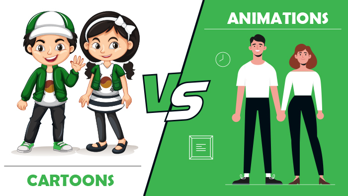 Cartoon VS Animation